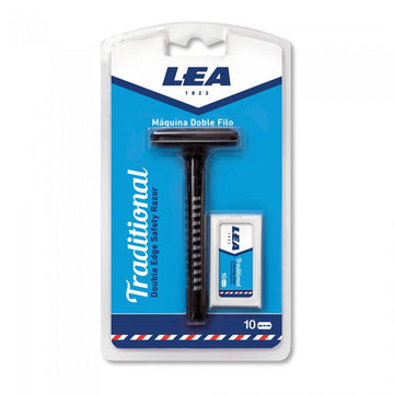 Ξυριστική μηχανή ασφαλείας LEA Traditional με 10 λεπίδες
