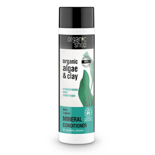 Μαλακτική κρέμα ενδυνάμωσης μαλλιών Organic Shop Blue Lagoon 280 ml