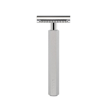 Κλασική ξυριστική μηχανή Safety razor με λαβή από ανοδιωμένο αλουμίνιο και κλειστή χτένα Muehle Hexagon R HXG PURE SR