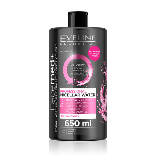 Νερό micellar Eveline Professional 3σε1 650 ml