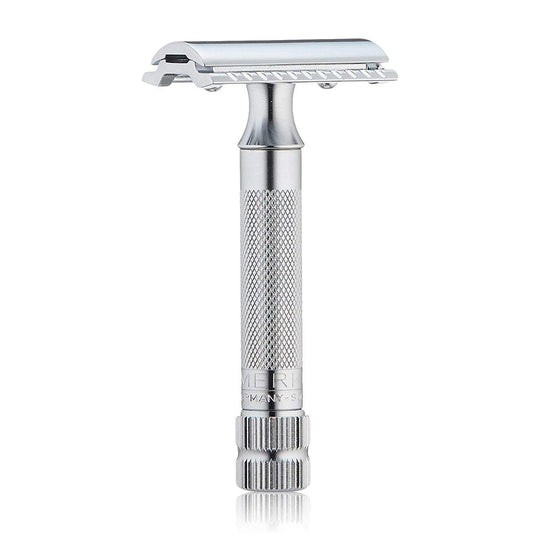 Κλασική ξυριστική μηχανή Safety Razor με κλειστή χτένα Merkur 34C Chrome