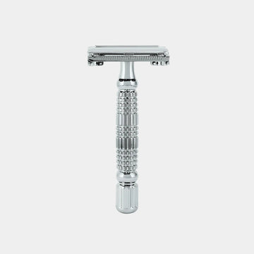 Κλασική ξυριστική μηχανή butterfly Rockwell R1 White Chrome