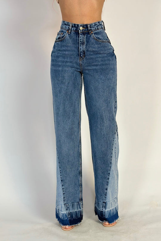 Casual boyfriend jeans με ψηλή μέση και ενσωματωμένο ύφασμα G784-4