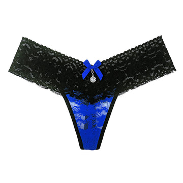 Chilot tanga din dantela si stras GS504-141