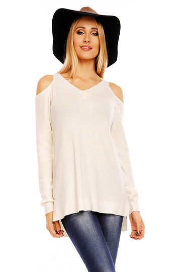 Bluza tip pulover cu maneca lunga si bretele fixe K556-221