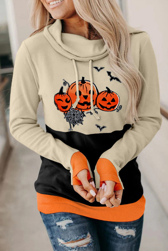 Μπλούζα casual με θέμα Halloween N822-1151
