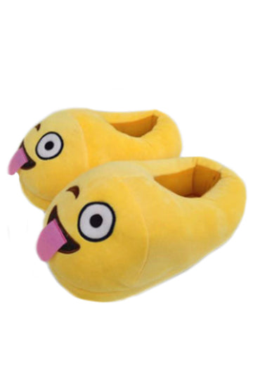 Botosei de casa pufosi cu emoticon cheeky PC15-9