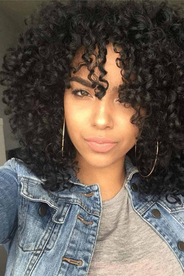 PER62-1 Peruca model par scurt  cret  stil afro