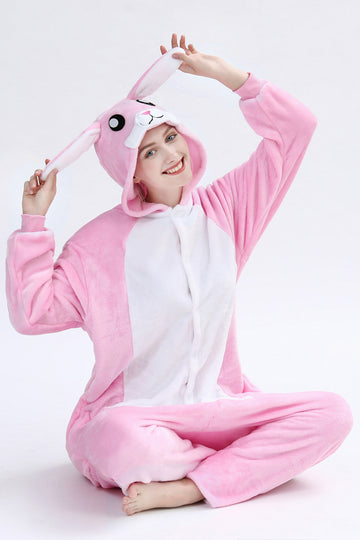 Φλις πιτζάμα ολόσωμη τύπου kigurumi, σχέδιο ΛΑΓΟΣ, PJM245-5