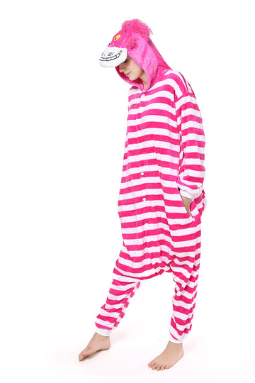 Pijama pufoasa tip salopeta cu model Cheshire Cat PJM35-552