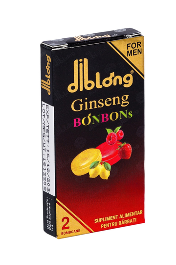 DIBLONG GINSENG BONBONS for MEN – Premium Καραμέλες Ginseng για Ενέργεια, Ζωτικότητα και Υποστήριξη της Libido, 2 τεμ., SPL16 SPL16-0