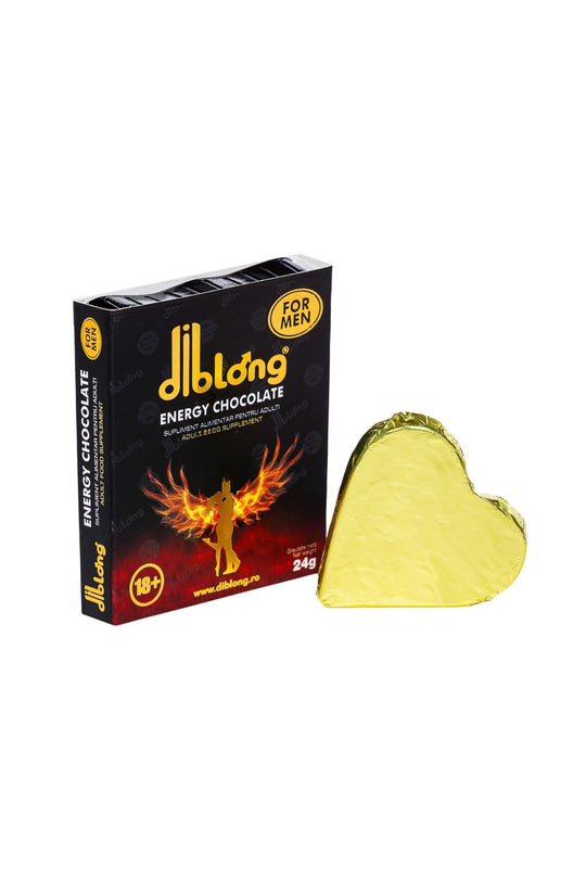 DIBLONG ENERGY CHOCOLATE for MEN – Premium Σοκολάτα με Τζίνσενγκ για Ενέργεια, Ζωντάνια και Υποστήριξη της Libido, 24 g, SPL18 SPL18-00