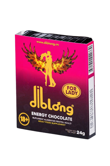 DIBLONG ENERGY CHOCOLATE for LADY – Premium Σοκολάτα με Τζίνσενγκ για Ζωτικότητα, Ενέργεια και Ευεξία, 24 g, SPL19 SPL19-00