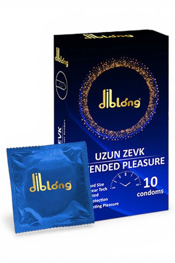 DIBLONG Extended Pleasure – Προφυλακτικά με Καθυστερητική Δράση, Λιπαντικά, 52 ± 2 mm, 10 τεμάχια, SPL27 SPL27-00
