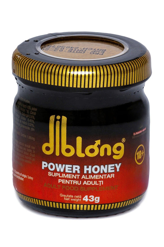 DIBLONG POWER HONEY – Premium Μέλι με Τζίνσενγκ και Μάκα για Ενέργεια και Ζωτικότητα, Unisex, 43 g, SPL29 SPL29-00