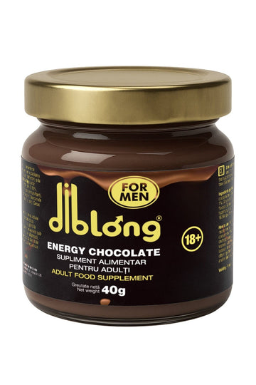 DIBLONG ENERGY CHOCOLATE for MEN – Premium επάλειψη σοκολάτας με Τζίνσενγκ για Ενέργεια και Ζωντάνια, 40 g, SPL30 SPL30-00