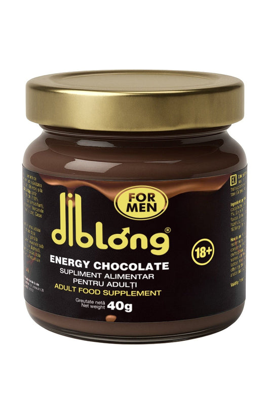 DIBLONG ENERGY CHOCOLATE for MEN – Premium επάλειψη σοκολάτας με Τζίνσενγκ για Ενέργεια και Ζωντάνια, 40 g, SPL30 SPL30-00