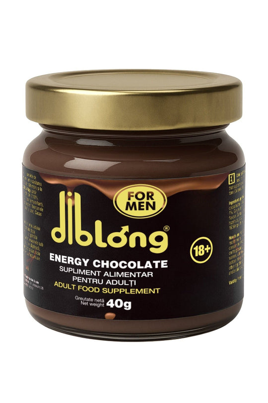 DIBLONG ENERGY CHOCOLATE for MEN – Premium επάλειψη σοκολάτας με Τζίνσενγκ για Ενέργεια και Ζωντάνια, 40 g, SPL30 SPL30-00