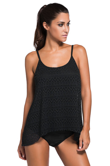 Costum de baie tankini din doua piese cu model SW1468-1