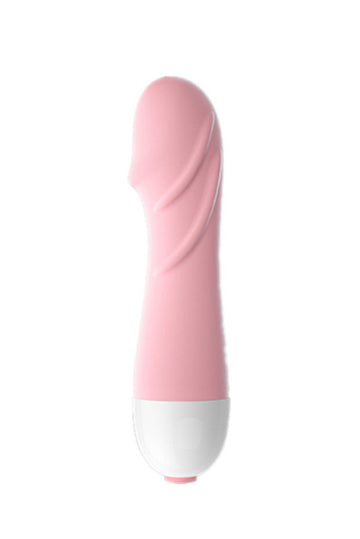 Μίνι Δονητής Διακριτικός "Pocket Pleasure" με Ραβδώσεις για Διέγερση, Ροζ, TOY451-5