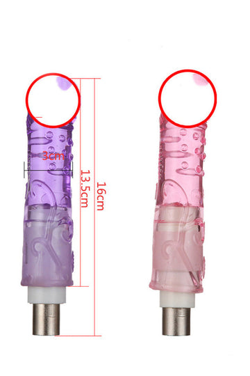 Ρεαλιστικό Dildo για Sex Machine, Ανατομικές Λεπτομέρειες, Premium Σιλικόνη, Καθολική Συμβατότητα, Μωβ, TOY600B-11