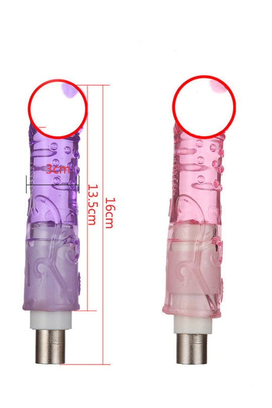 Ρεαλιστικό Dildo για Sex Machine, Ανατομικές Λεπτομέρειες, Premium Σιλικόνη, Καθολική Συμβατότητα, Μωβ, TOY600B-11