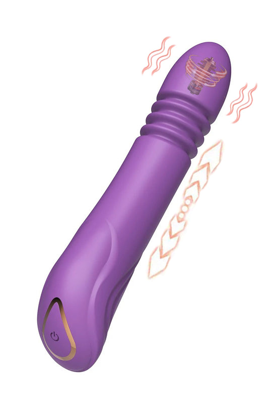 Velvet Motion Telescopic Pro – Premium Δονητής με Αυτόματη Τηλεσκοπική Κίνηση και 10 Λειτουργίες Δόνησης, Μωβ, TOY611-11