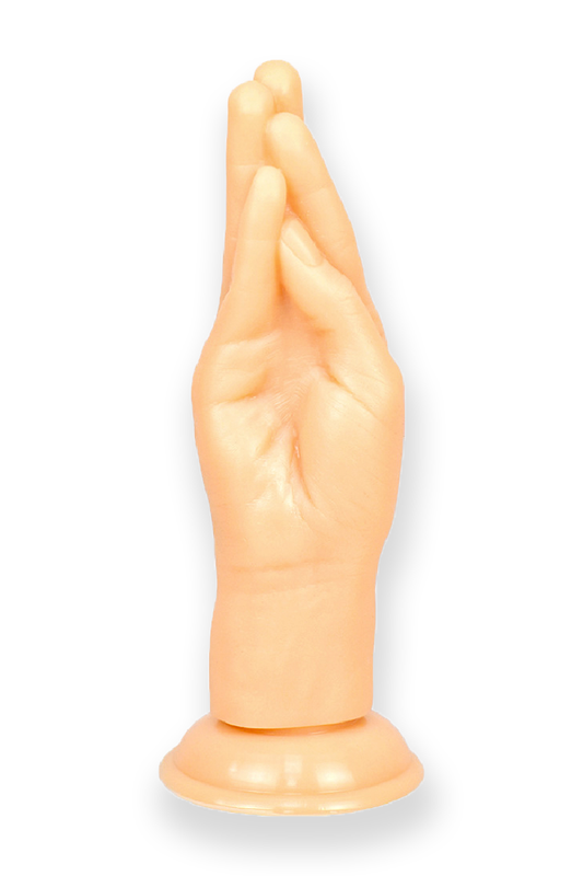 RealFeel Hand – Mână Realistă din Silicon Premium cu Ventuză, 22 cm, Skin, TOY672-1500