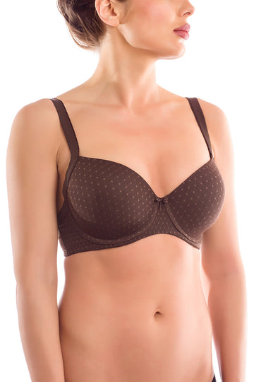 Sutien Lovely Day cu burete si model cu buline BeD12