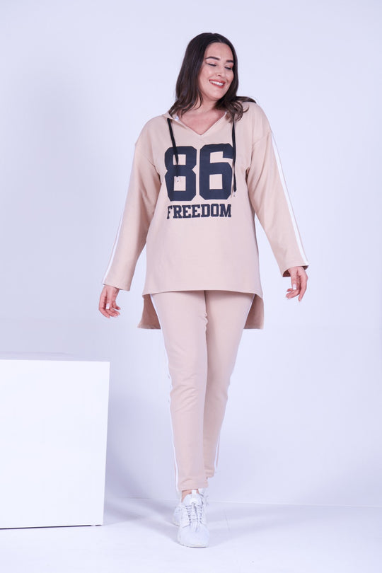 Ολόσωμο σετ oversized 2 τεμαχίων A705-155