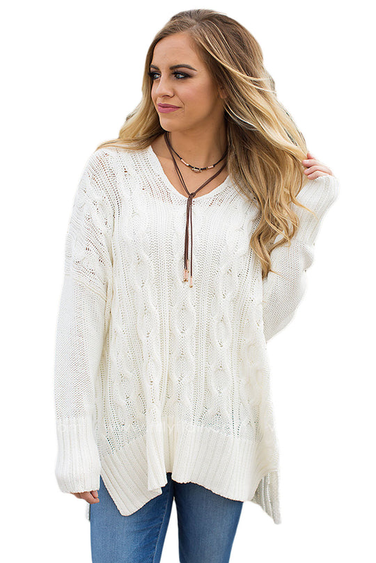 Πουλόβερ πλεκτό oversized casual A748-2