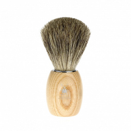 Πινέλο Ξυρίσματος Pure Badger, με τρίχα ασβού, λαβή από ξύλο φλαμουριάς - 81H3