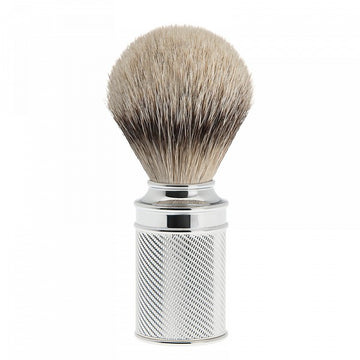 Πινέλο Ξυρίσματος Silvertip Badger, τρίχα ασβού, επιχρωμιωμένη λαβή