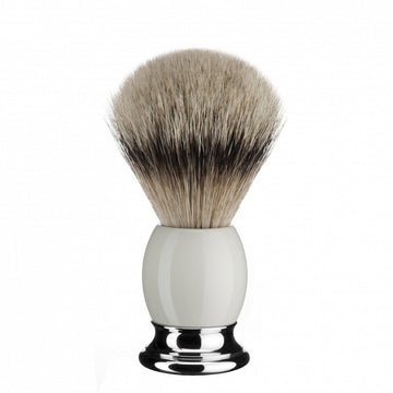 Πινέλο Ξυρίσματος Silvertip Badger, με τρίχα ασβού, πορσελάνινη λαβή - 93P84