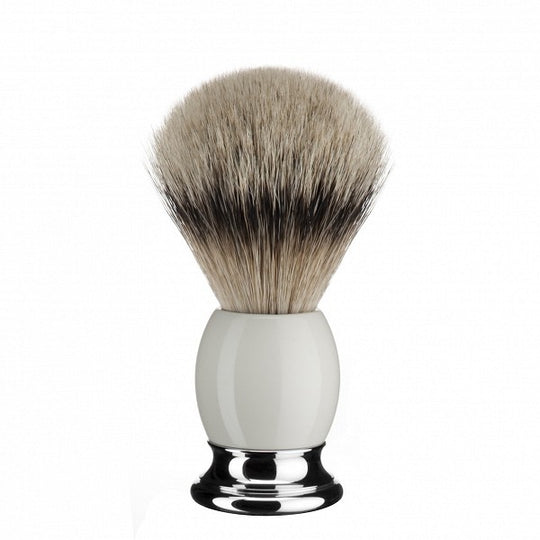 Πινέλο Ξυρίσματος Silvertip Badger, με τρίχα ασβού, πορσελάνινη λαβή - 93P84