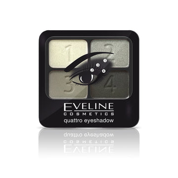 Σκιές ματιών Eveline Quattro Eyeshadows Smokey Eyes αρ. 3