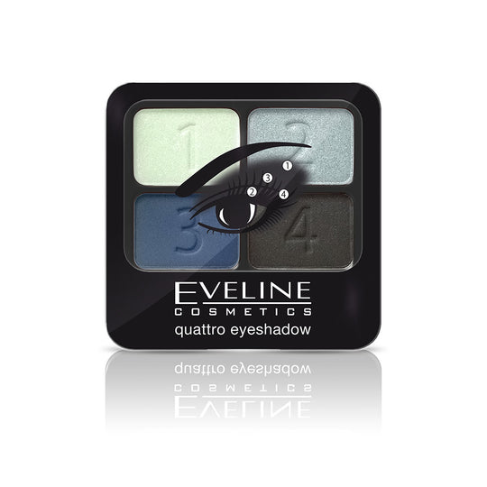 Σκιές ματιών Eveline Quattro Eyeshadows Smokey Eyes αρ. 1