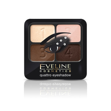 Σκιά ματιών Eveline Quattro Eyeshadows Smokey Eyes αρ. 5