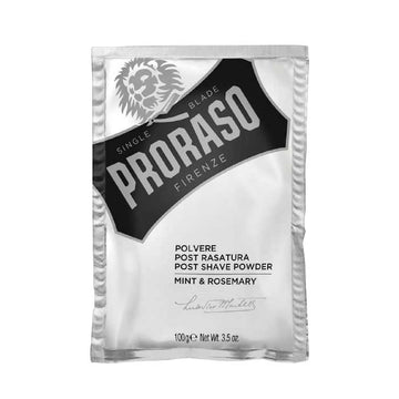 Πούδρα ταλκ Proraso μέντα και δεντρολίβανο 100g
