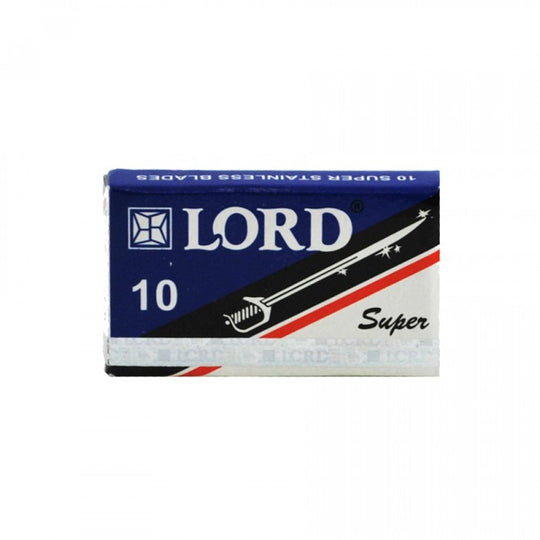 Ανταλλακτικές λεπίδες ξυραφιών Lord Super Stainless - σετ 10 τεμαχίων.