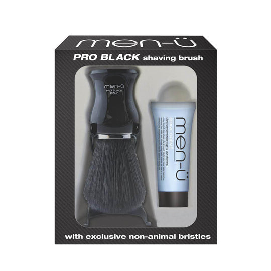 Πινέλο ξυρίσματος Men-U Pro Black με βάση