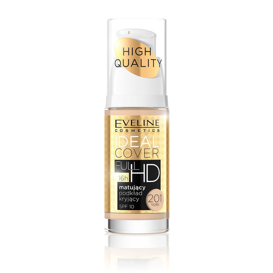 Eveline Ideal Cover Full HD Matt Make-up No. 201 Ivory 30 ml