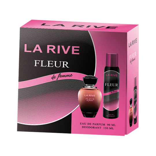Σετ δώρου La Rive Fleur de Femme, άρωμα και αποσμητικό