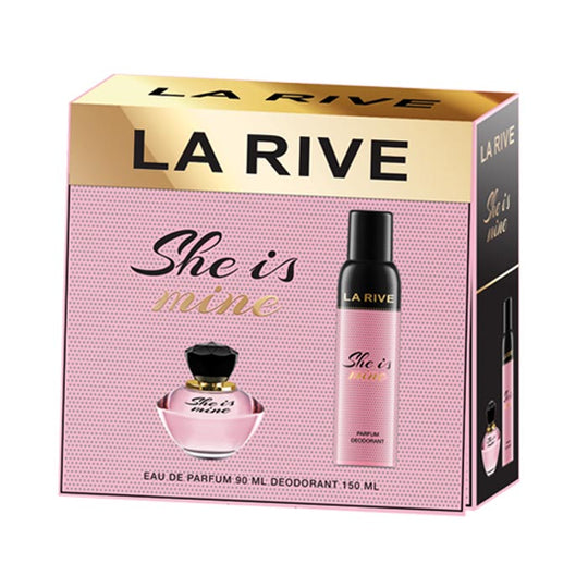 Σετ δώρου La Rive She is mine, άρωμα και αποσμητικό