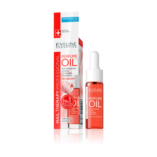 Eveline Nail Therapy Red Delight αρωματικό έλαιο για νύχια και επωνύχια 12 ml