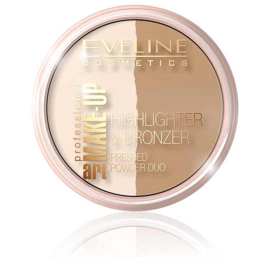 Πούδρα Eveline Art Make Up Duo Glam Light No. 56