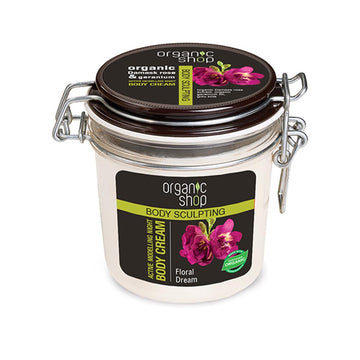 Κρέμα σώματος νύχτας Organic Shop Active Modelling Floral Dream 350 ml