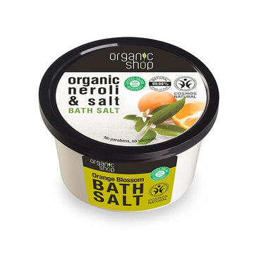 Αλάτι μπάνιου Organic Shop άνθος πορτοκαλιάς 250 ml