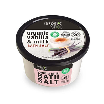 Αλάτι μπάνιου Organic Shop Vanilla Milk 250 ml