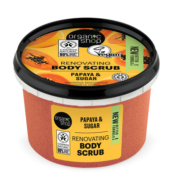 Απολεπιστικό σώματος Organic Shop Papaya and Sugar 250 ml